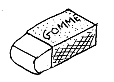 Une gomme -- 01/09/08