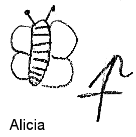 P comme Papillon - Alicia, 7 ans -- 25/09/07